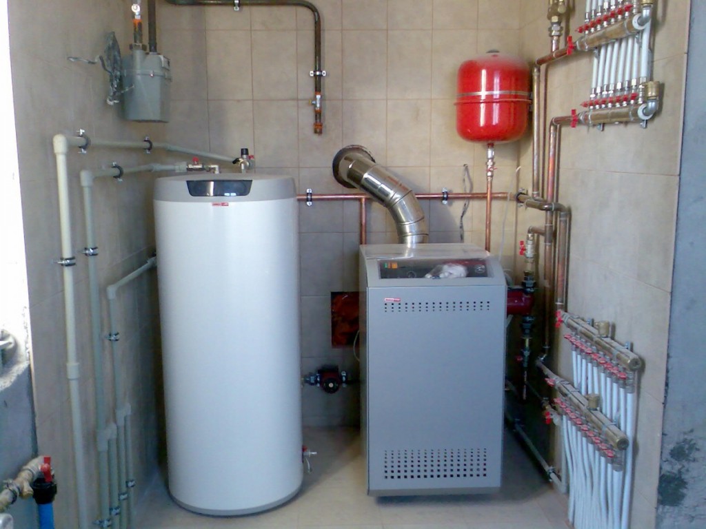 монтаж двухтрубной системы отопления частного дома