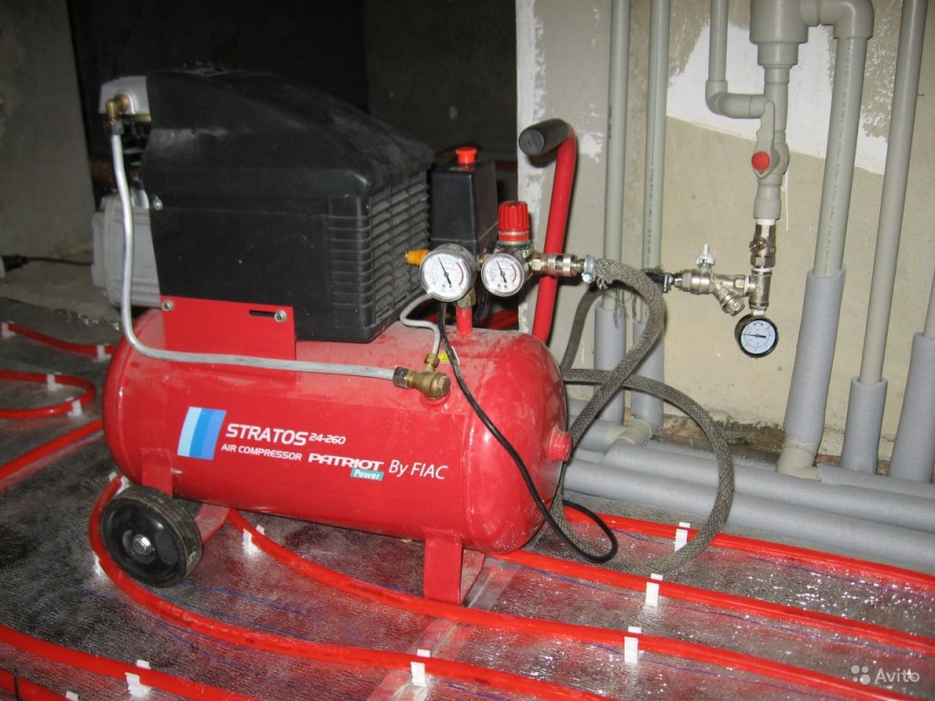 промывка и опрессовка систем отопления здания окпд2